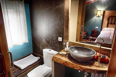 Habitación Apacible de la Casa Rural Ancares Rural en Suertes (León)