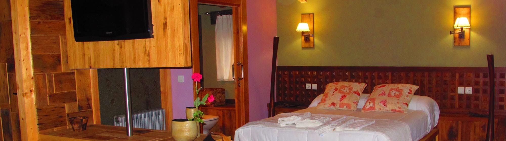 Habitación de la Casa Rural AncaresRural en Suertes de Ancares